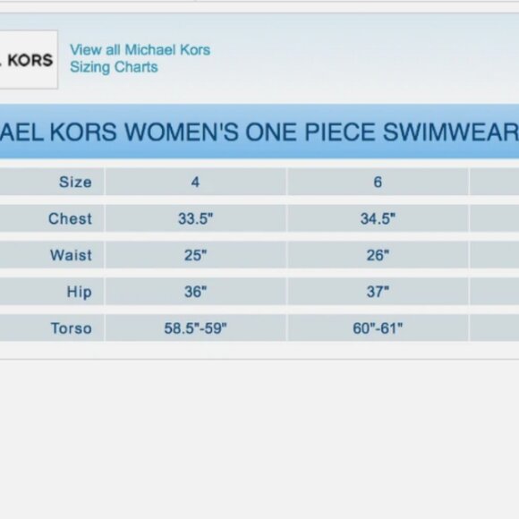 MICHAEL KORS NAVY RED STRIPE ONE PIECE SWIM BATHING SUIT WOMENS SIZE 10 BANDEAU - Picture 2 of 11